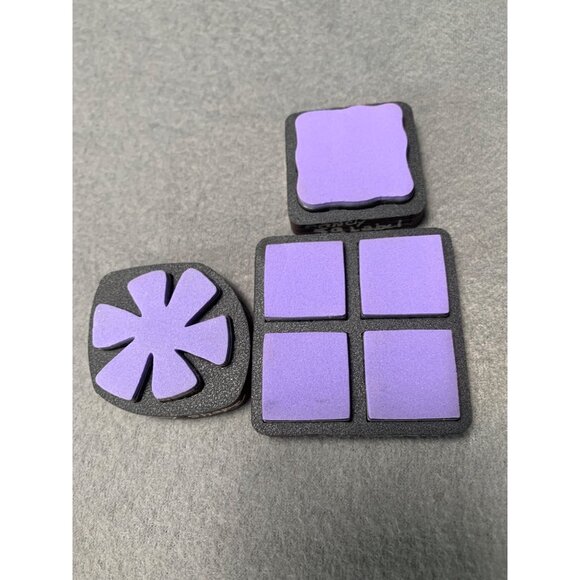 Sizzix Movers & Shapers Repositionable Magnetic Dies Squares Daisy & Fancy Label - Picture 7 of 8